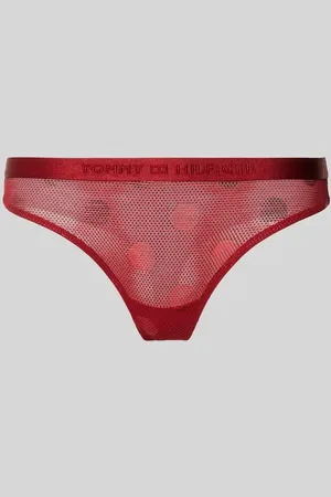 Tommy Hilfiger Stringi z elastycznym pasem z logo