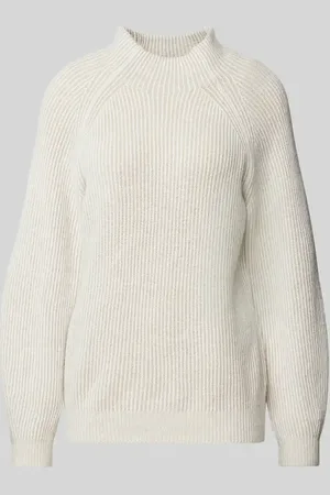 TOM TAILOR Sweter z dzianiny o luźnym kroju z prążkowanym wzorem
