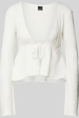 Gina Tricot Bluzka o kroju regular fit z wiązanym detalem