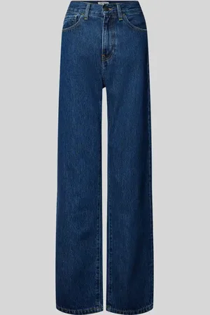 Carhartt Jeansy o kroju straight fit z wysokim stanem model ‘Noxon’