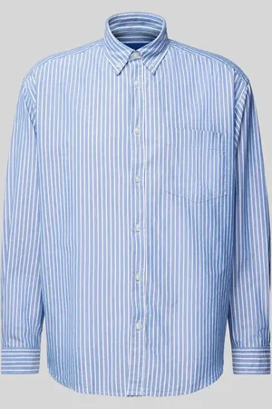 Hugo Blue Koszula casualowa o kroju regular fit z kołnierzykiem typu button down model ‘Ebill’