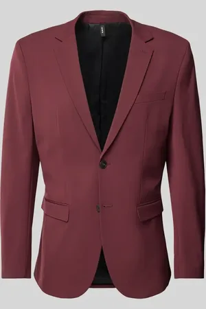 SELECTED Marynarka o kroju slim fit z brustaszą model ‘LIAM’