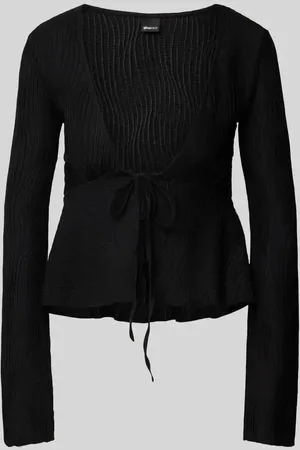 Gina Tricot Bluzka o kroju regular fit z wiązanym detalem