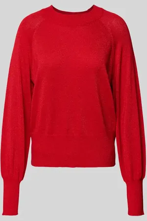 B YOUNG Sweter z dzianiny z efektowną przędzą model ‘MOBBE’