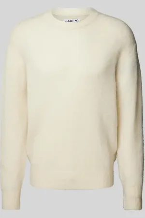 Jake*s Sweter z dzianiny z okrągłym dekoltem
