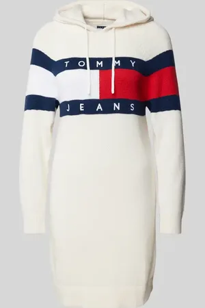 Tommy Hilfiger Sukienka z dzianiny z kapturem