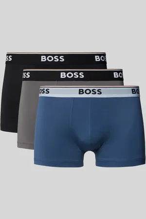 HUGO BOSS Obcisłe bokserki z elastycznym paskiem z logo w zestawie 3 szt.