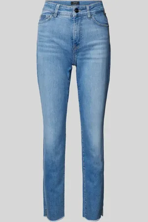 Marc Cain Jeansy o kroju slim fit z 5 kieszeniami