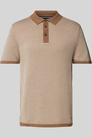 JOOP! Koszulka polo z krótką listwą guzikową model ‘Trent’