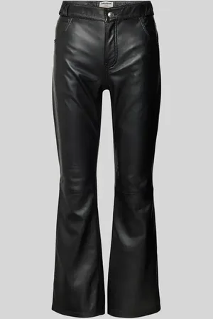 Zadig & Voltaire Spodnie skórzane z 5 kieszeniami model ‘PUSH CUIR LISSE’
