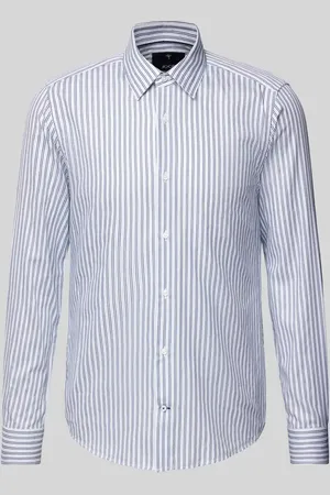 JOOP! Koszula biznesowa o kroju slim fit z kołnierzykiem typu kent model ‘Pierce’
