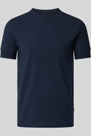 JOOP! T-shirt z prążkowanymi wykończeniami
