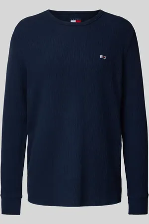 Tommy Hilfiger Bluzka o kroju slim fit z długim rękawem i wyhaftowanym logo