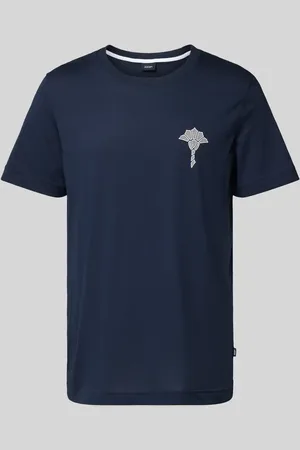 JOOP! T-shirt z nadrukiem z motywem model ‘Brisko’