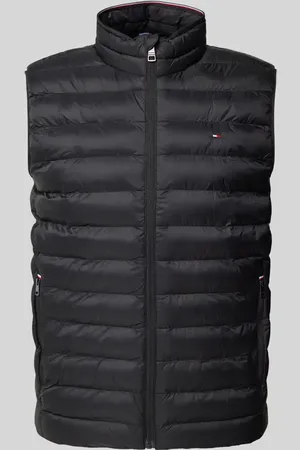 Tommy Hilfiger Kamizelka pikowana z kieszeniami zapinanymi na zamek błyskawiczny model ‘CORE PACKABLE’