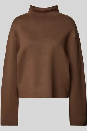 Jake*s Sweter z dzianiny o kroju oversized z mieszanki wiskozy ze stójką