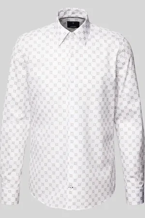 JOOP! Koszula biznesowa o kroju slim fit z kołnierzykiem typu kent model ‘Pierce’