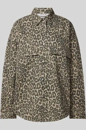 Jake*s Bluzka koszulowa o kroju oversized z kieszeniami na piersi