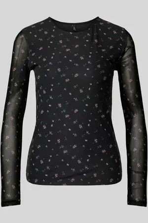ONLY Bluzka o kroju regular fit z półprzezroczystymi rękawami model ‘ERICA’