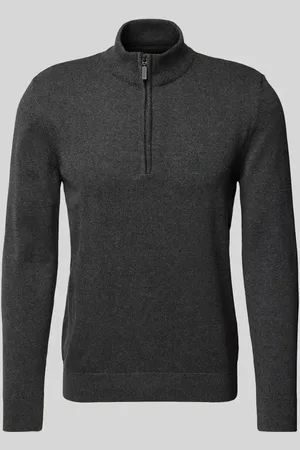 Barbour Sweter z dzianiny z kołnierzem