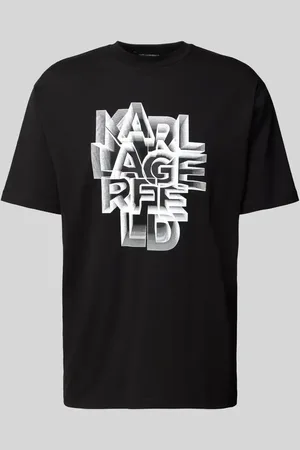 Karl Lagerfeld T-shirt z nadrukiem z logo