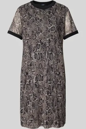 JOOP! Sukienka T-shirtowa o długości do kolan z okrągłym dekoltem model ‘Tindra’
