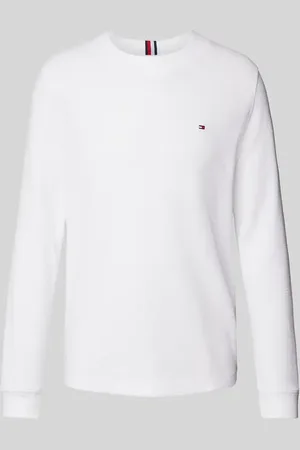 Tommy Hilfiger Bluzka o kroju regular fit z długim rękawem i dodatkiem bawełny