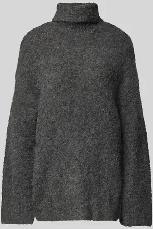 Pieces® Golf o kroju relaxed fit z dodatkiem wełny model ‘NATHERINE’