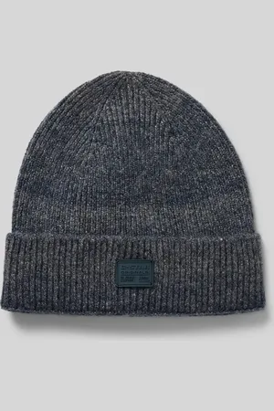 G-Star Czapka beanie z naszywką z logo i dodatkiem wełny model ‘Geffo’