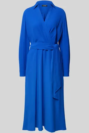 Ralph Lauren Sukienka midi z dekoltem w serek model ‘ROWELLA’