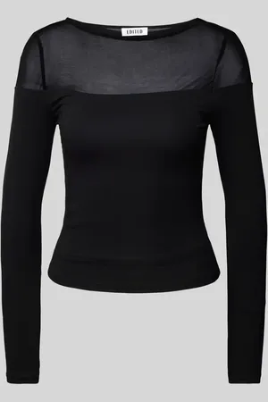 EDITED the label Bluzka z długim rękawem i dekoltem w łódkę model ‘Kareene’