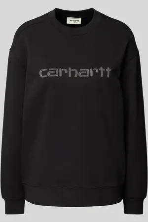Carhartt Bluza o kroju oversized z obszyciem kamieniami stras model ‘Rivet’