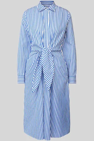 Ralph Lauren Sukienka midi z wiązanym paskiem model ‘KAHWELL’