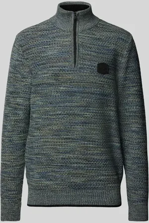 PME Legend™ Sweter z dzianiny z prążkowanymi wykończeniami