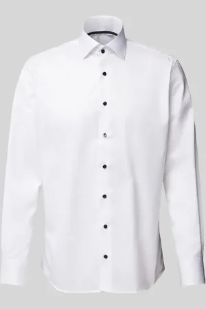 ETERNA Koszula biznesowa o kroju Modern Fit z kołnierzykiem typu kent