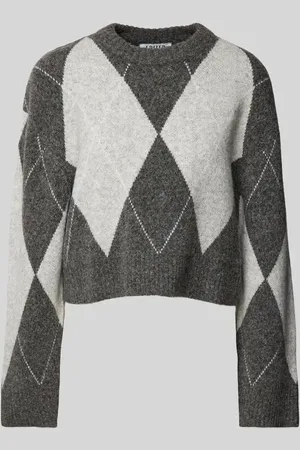 EDITED the label Sweter z dzianiny z prążkowanymi wykończeniami model ‘Doro’