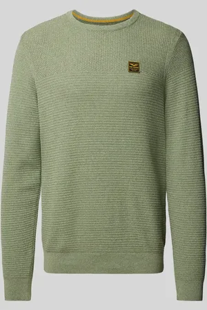 PME Legend™ Sweter z dzianiny z prążkowanymi wykończeniami