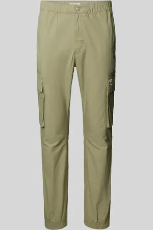 Calvin Klein Spodnie cargo z elastycznym pasem