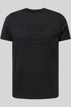 Karl Lagerfeld T-shirt z detalem z logo