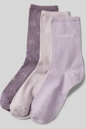 Calvin Klein Skarpety z detalem z logo w pudełku prezentowym w zestawie 3 szt.