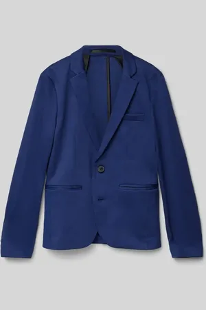 JACK & JONES Marynarka na dwa guziki z lamowanymi kieszeniami i dodatkiem wiskozy model ‘JAXON’