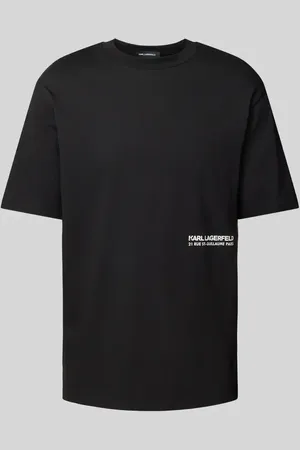 Karl Lagerfeld T-shirt z nadrukiem z logo