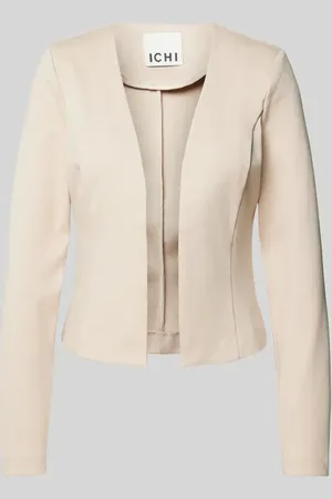 Ichi Żakiet o kroju regular fit z przodem bez zapięcia model ‘KATE’