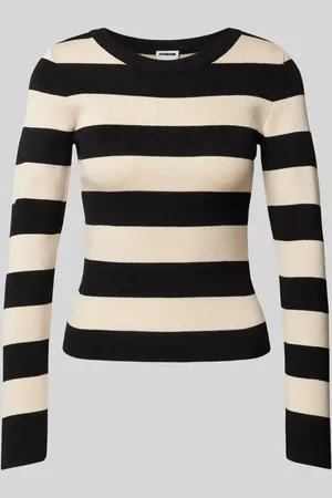 Noisy May Sweter z dzianiny ze wzorem w paski model ‘JAZ’