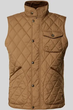 Ralph Lauren Kamizelka pikowana o kroju regular fit ze stójką model ‘BEATON’