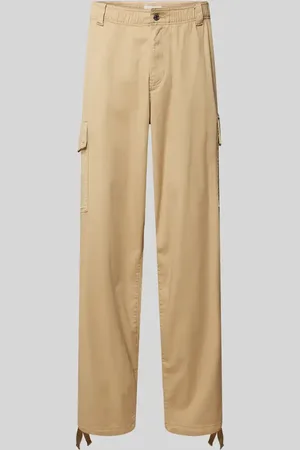 Calvin Klein Spodnie cargo o kroju slim fit z elastycznym pasem