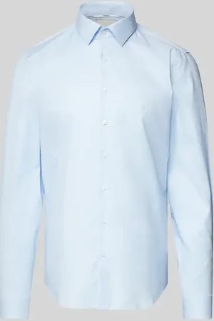Calvin Klein Koszula biznesowa o kroju regular fit z wyhaftowanym logo model ‘Bari’