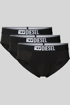 Diesel Slipy z elastycznym paskiem z logo w zestawie 3 szt.