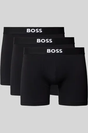 HUGO BOSS Bokserki z elastycznym paskiem z logo w zestawie 3 szt. model ‘ONE’