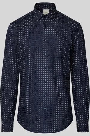 Calvin Klein Koszula biznesowa o kroju slim fit z wyhaftowanym logo